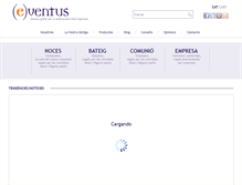 Tablet Screenshot of e-eventus.com